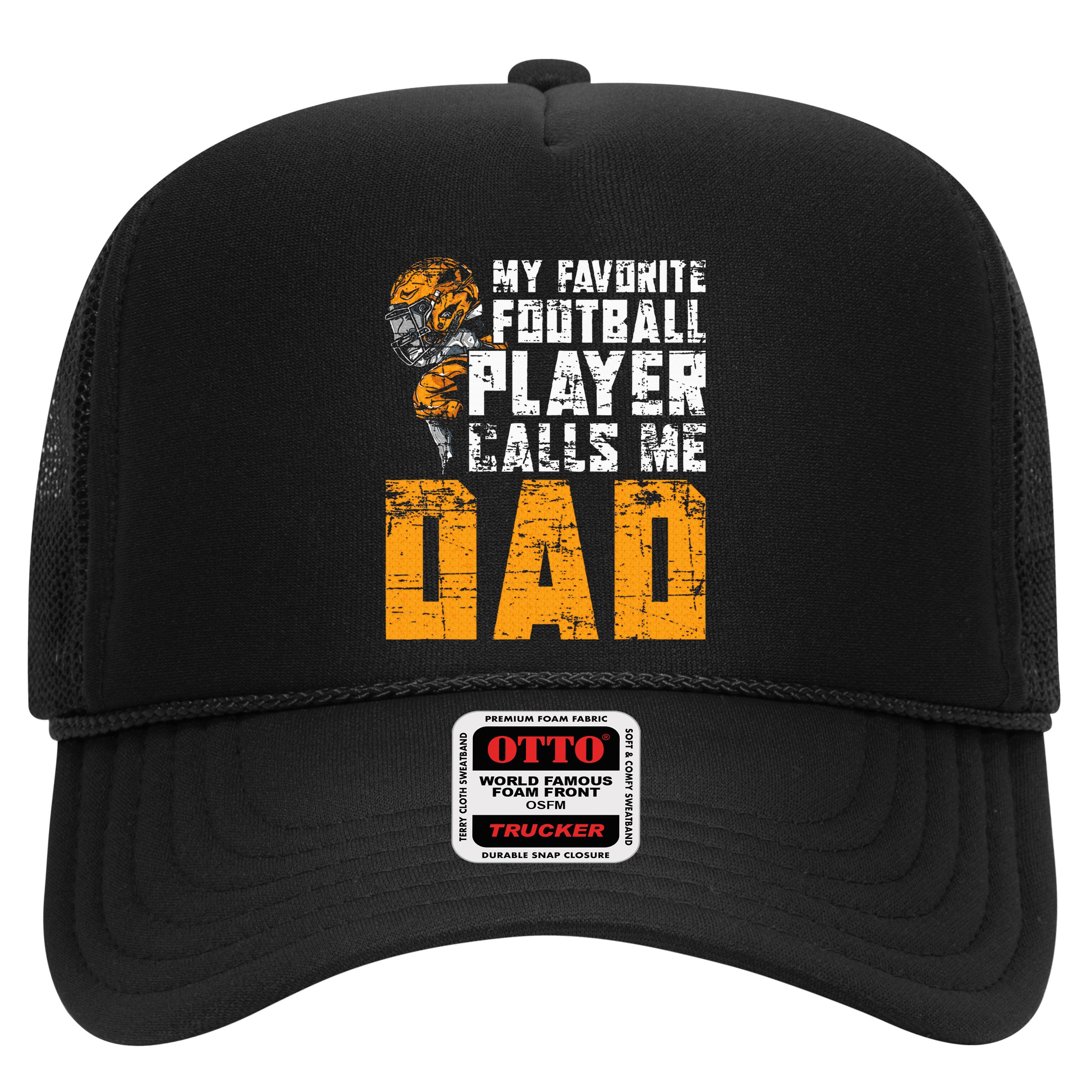 Fathers Day Football Player Dad American Sport Football Hat