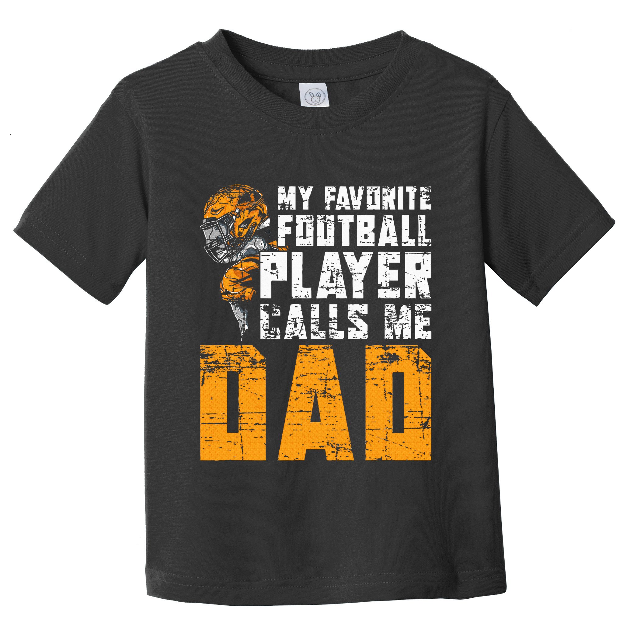 Fathers Day Football Player Dad American Sport Football Toddler T-Shirt