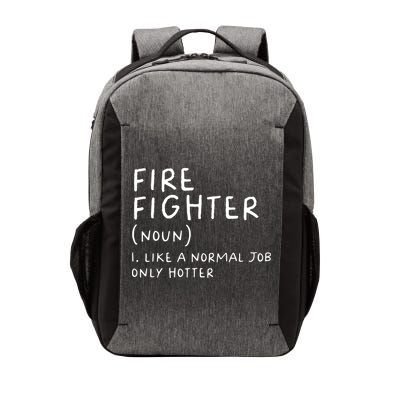 Firefighter Definition Funny Vector Backpack