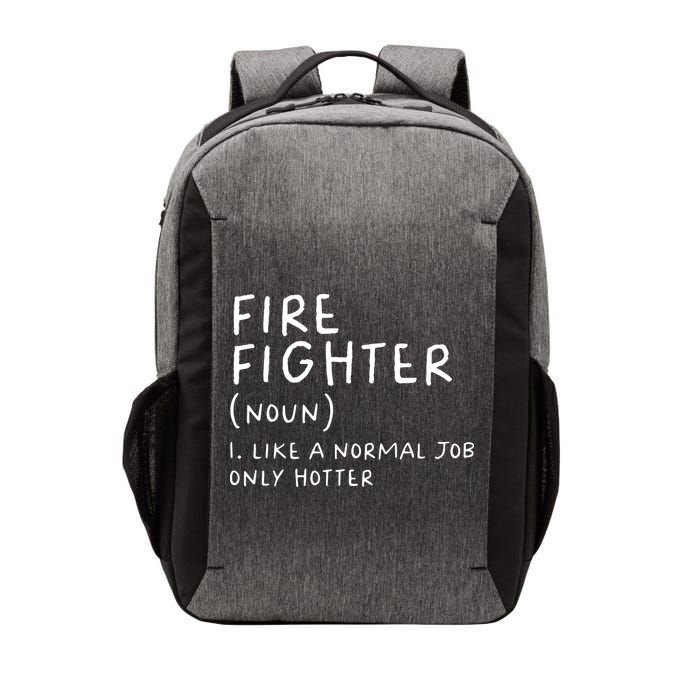 Firefighter Definition Funny Vector Backpack