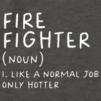 Firefighter Definition Funny Vector Backpack