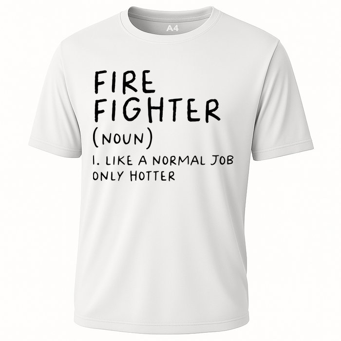 Firefighter Definition Funny Performance Shirt