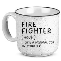 Firefighter Definition Funny 15oz Campfire Ceramic Mug