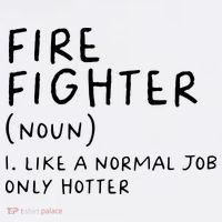 Firefighter Definition Funny Flatbill Hat