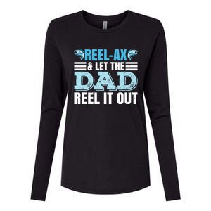 Fathers Day Fishing Pun Fishing Dad Gift Womens Cotton Relaxed Long Sleeve T-Shirt