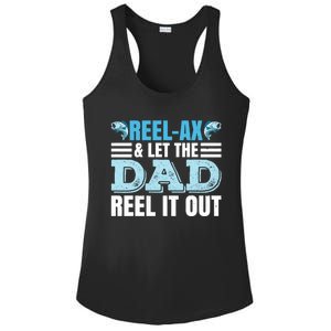 Fathers Day Fishing Pun Fishing Dad Gift Ladies PosiCharge Competitor Racerback Tank