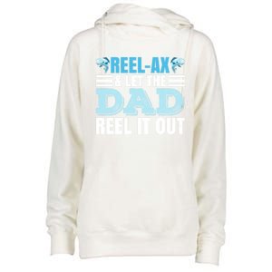 Fathers Day Fishing Pun Fishing Dad Gift Womens Funnel Neck Pullover Hood