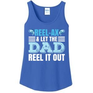 Fathers Day Fishing Pun Fishing Dad Gift Ladies Essential Tank