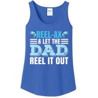 Fathers Day Fishing Pun Fishing Dad Gift Ladies Essential Tank