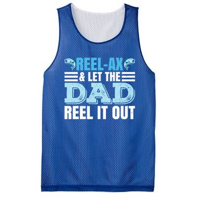 Fathers Day Fishing Pun Fishing Dad Gift Mesh Reversible Basketball Jersey Tank