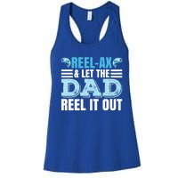 Fathers Day Fishing Pun Fishing Dad Gift Women's Racerback Tank