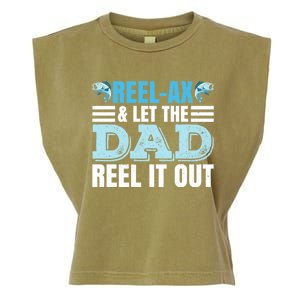 Fathers Day Fishing Pun Fishing Dad Gift Garment-Dyed Women's Muscle Tee