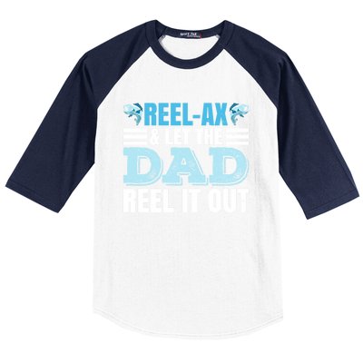 Fathers Day Fishing Pun Fishing Dad Gift Baseball Sleeve Shirt