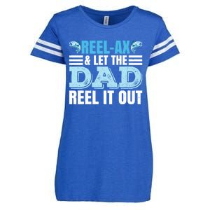 Fathers Day Fishing Pun Fishing Dad Gift Enza Ladies Jersey Football T-Shirt