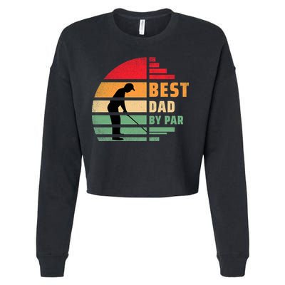 Father's Day Funny Golf Quote Golf Dad Active Gift For Dad Cropped Pullover Crew