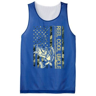 Fathers Day Funny Fisher Reel Cool Uncle Fishing Lover Gift Mesh Reversible Basketball Jersey Tank