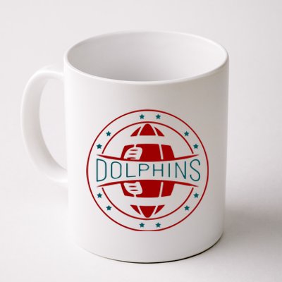 Funny Dolphins Football Gift For Miami Fan Sport Coffee Mug