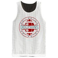 Funny Dolphins Football Gift For Miami Fan Sport Mesh Reversible Basketball Jersey Tank