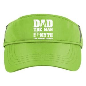 Father's Day Funny Dad The Man The Myth The Fishing Legend Gift Fishing Dad Adult Drive Performance Visor