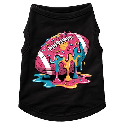 Football Drip For Lineman WR QB RB Ice Cream Sprinkles Doggie Tank