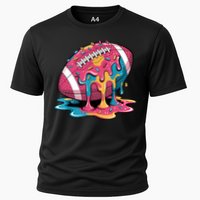 Football Drip For Lineman WR QB RB Ice Cream Sprinkles Cooling Performance Crew T-Shirt