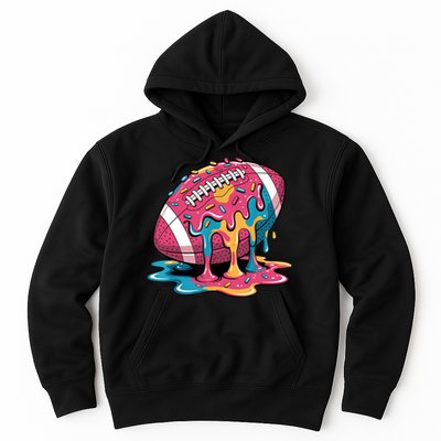 Football Drip For Lineman WR QB RB Ice Cream Sprinkles Hoodie