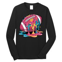 Football Drip For Lineman WR QB RB Ice Cream Sprinkles Long Sleeve Shirt