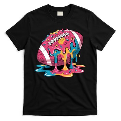 Football Drip For Lineman WR QB RB Ice Cream Sprinkles T-Shirt