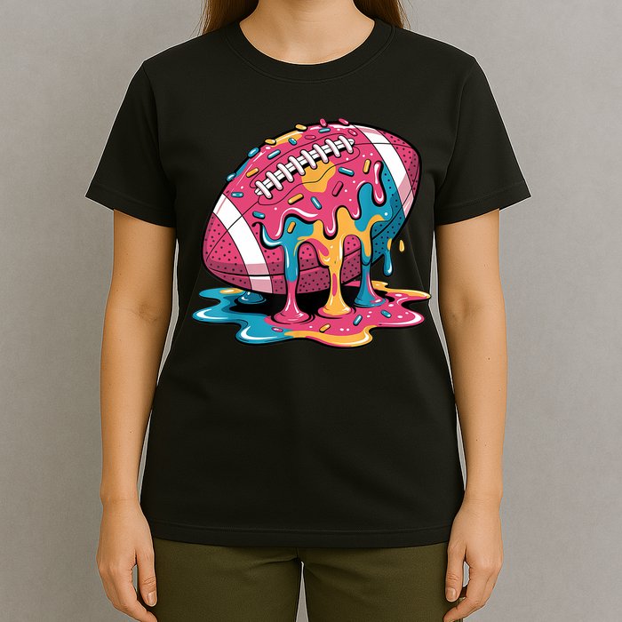Football Drip For Lineman WR QB RB Ice Cream Sprinkles T-Shirt