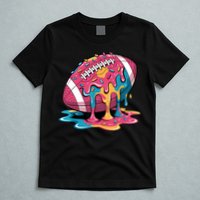 Football Drip For Lineman WR QB RB Ice Cream Sprinkles T-Shirt