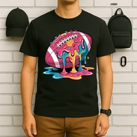 Football Drip For Lineman WR QB RB Ice Cream Sprinkles T-Shirt