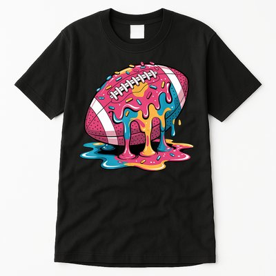 Football Drip For Lineman WR QB RB Ice Cream Sprinkles Tall T-Shirt
