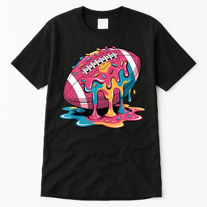 Football Drip For Lineman WR QB RB Ice Cream Sprinkles Tall T-Shirt