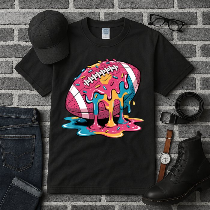 Football Drip For Lineman WR QB RB Ice Cream Sprinkles Tall T-Shirt
