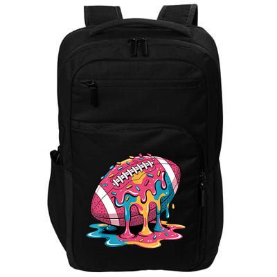 Football Drip For Lineman WR QB RB Ice Cream Sprinkles Impact Tech Backpack