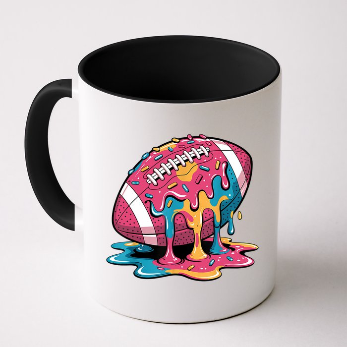 Football Drip For Lineman WR QB RB Ice Cream Sprinkles Mug