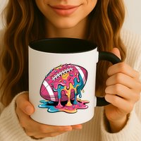 Football Drip For Lineman WR QB RB Ice Cream Sprinkles Mug