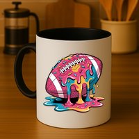 Football Drip For Lineman WR QB RB Ice Cream Sprinkles Mug