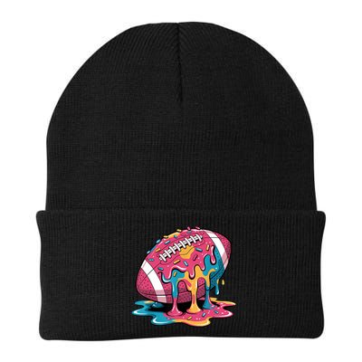 Football Drip For Lineman WR QB RB Ice Cream Sprinkles Beanie