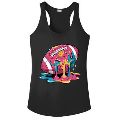 Football Drip For Lineman WR QB RB Ice Cream Sprinkles Ladies PosiCharge Competitor Racerback Tank