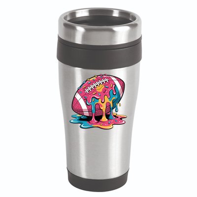 Football Drip For Lineman WR QB RB Ice Cream Sprinkles 16oz Travel Tumbler