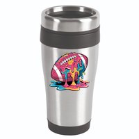 Football Drip For Lineman WR QB RB Ice Cream Sprinkles 16oz Travel Tumbler