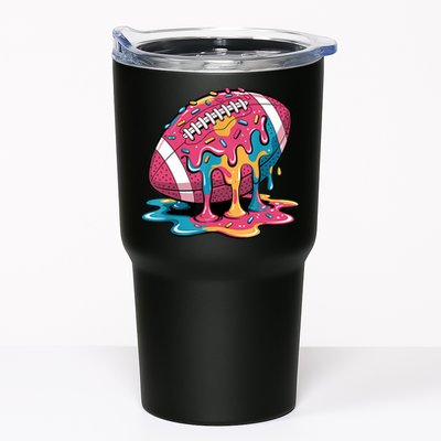 Football Drip For Lineman WR QB RB Ice Cream Sprinkles Tumbler