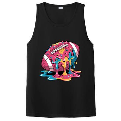 Football Drip For Lineman WR QB RB Ice Cream Sprinkles PosiCharge Competitor Tank