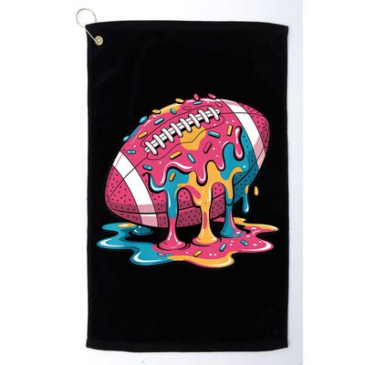 Football Drip For Lineman WR QB RB Ice Cream Sprinkles Golf Towel