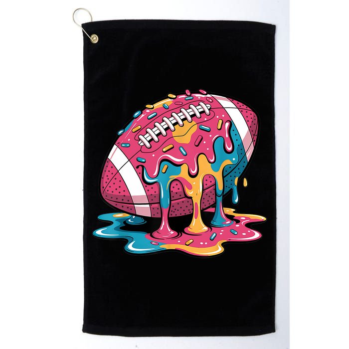 Football Drip For Lineman WR QB RB Ice Cream Sprinkles Golf Towel
