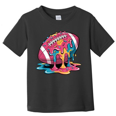 Football Drip For Lineman WR QB RB Ice Cream Sprinkles Toddler T-Shirt
