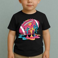 Football Drip For Lineman WR QB RB Ice Cream Sprinkles Toddler T-Shirt