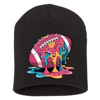 Football Drip For Lineman WR QB RB Ice Cream Sprinkles Short Acrylic Beanie