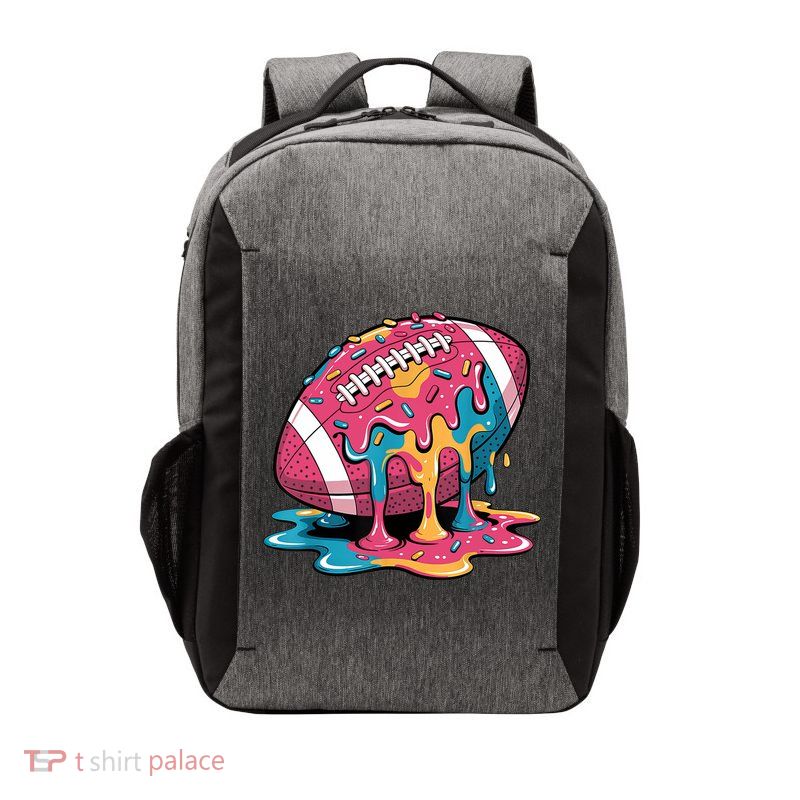 Football Drip For Lineman WR QB RB Ice Cream Sprinkles Vector Backpack